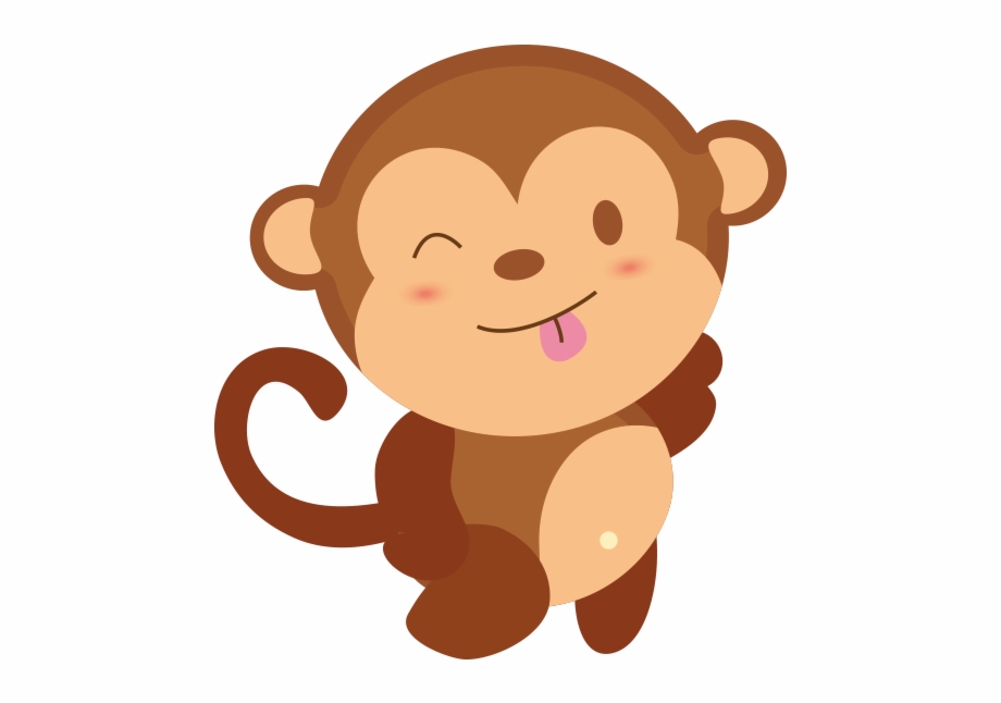 Walking monkey baby.