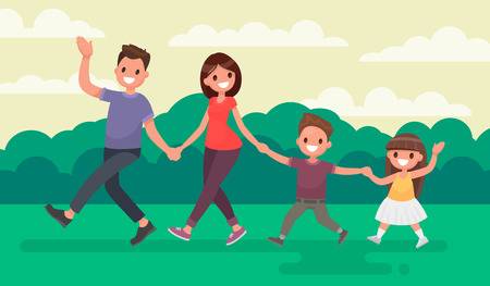 Family Walking Cliparts Free Download Clip Art
