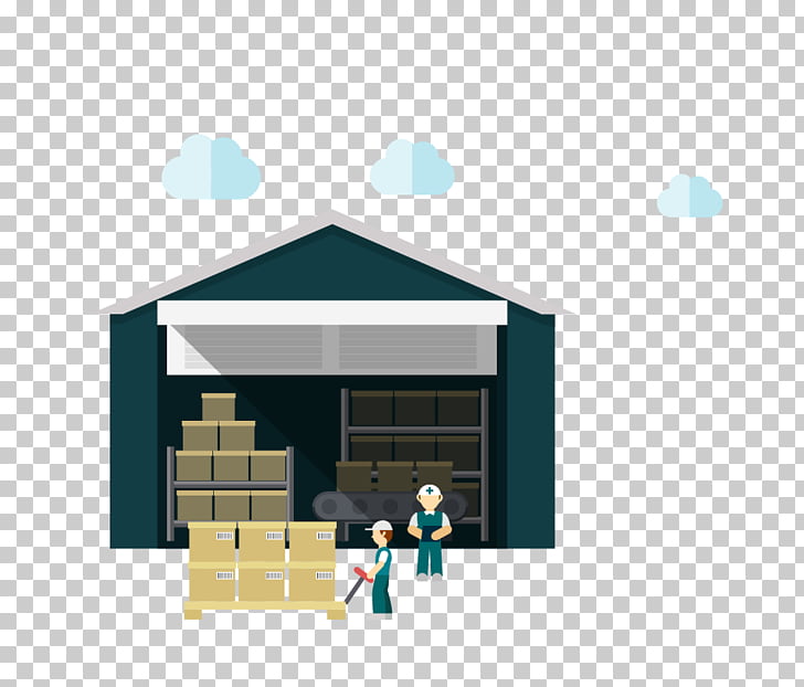 Warehouse Factory, People material warehouse PNG clipart