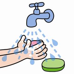 washing hands clipart