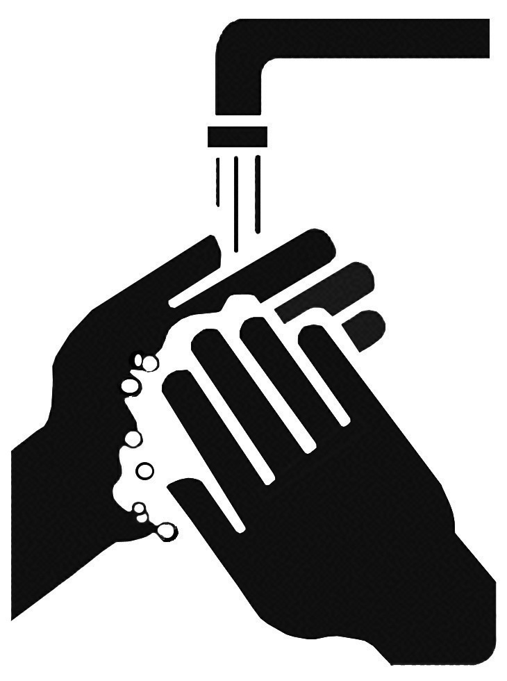 washing hands clipart hand silhouette