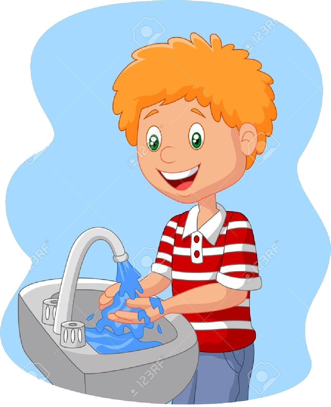 Washing Hands Child Clipart Transparent Png