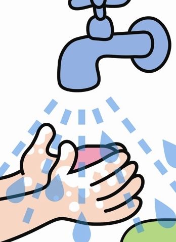 washing hands clipart student