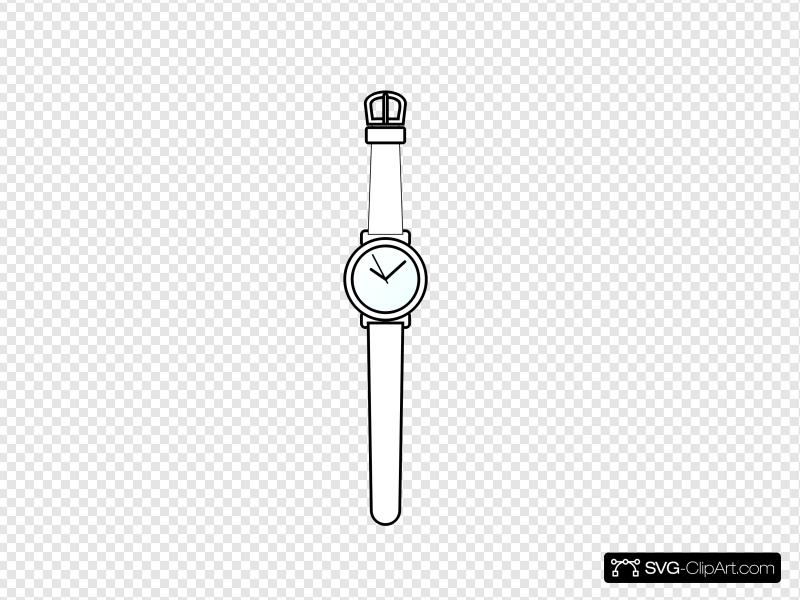 Watch Outline Clip art, Icon and SVG