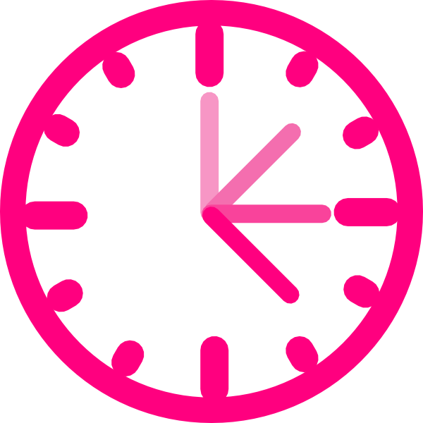 Pink Stop Watch Clip Art At Clipart