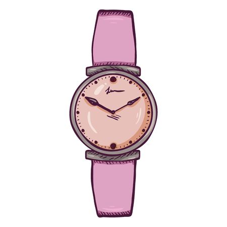 watch clipart pink