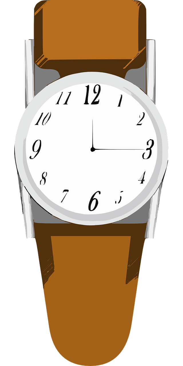 watch clipart simple