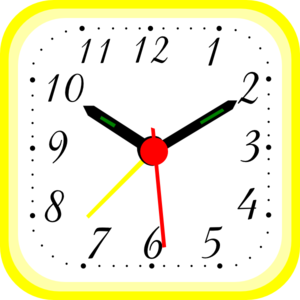 Colorful Clock Clipart
