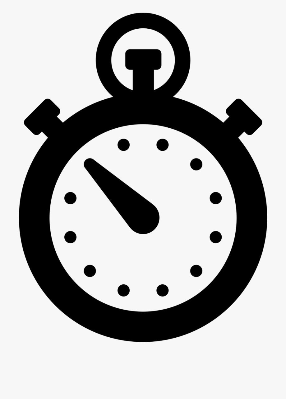 Stopwatch clipart simple.