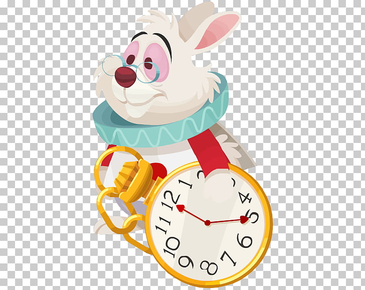 watch clipart white rabbit
