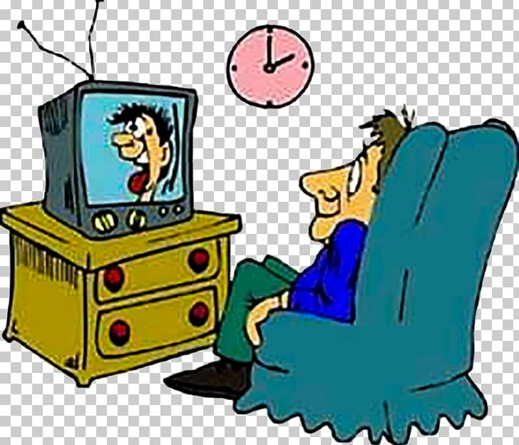 watching tv clipart cartoon png