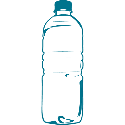 Free water bottle.