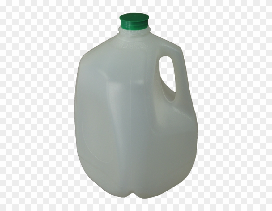 Empty milk jug.