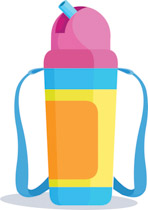 Clipart Kids Water Bottle