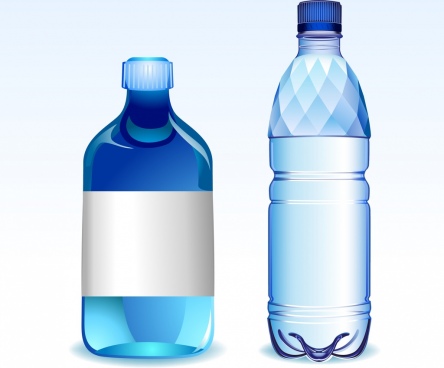 Water bottle free vector download