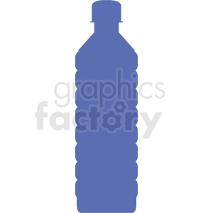 Water bottle silhouette no background clipart