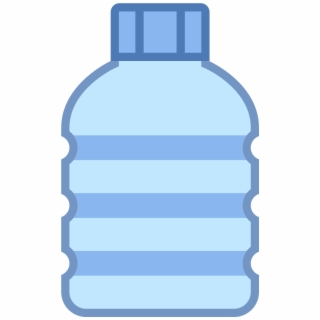 Plastic water bottle.