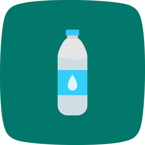 Vector water bottle.