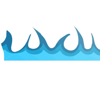 Flowing water clipart