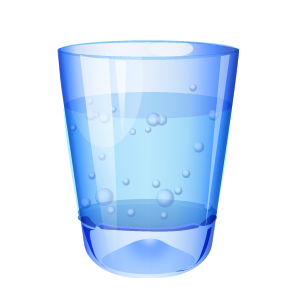 15 glass water.