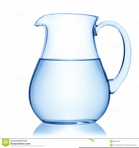Water pitcher clipart.