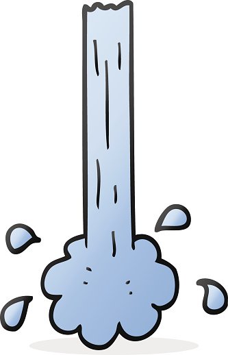 Cartoon pouring water Clipart Image