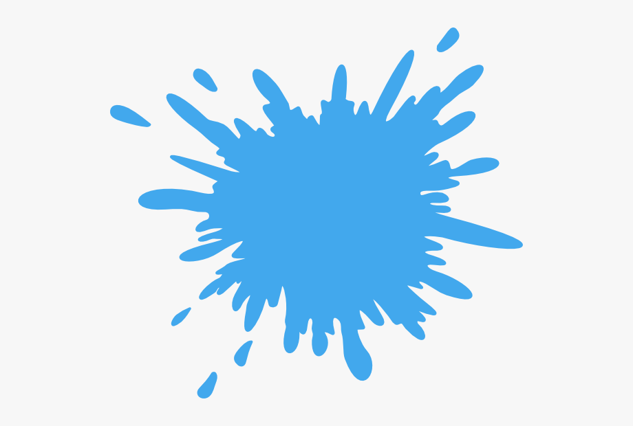 Splatter Clipart Colored Water