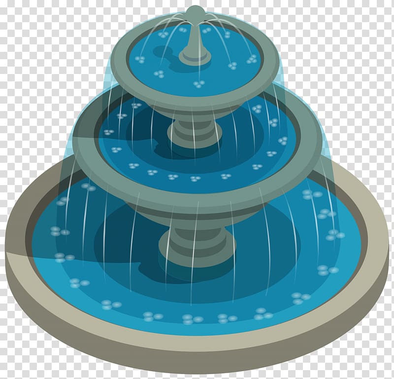 Musical fountain Garden , pond transparent background PNG