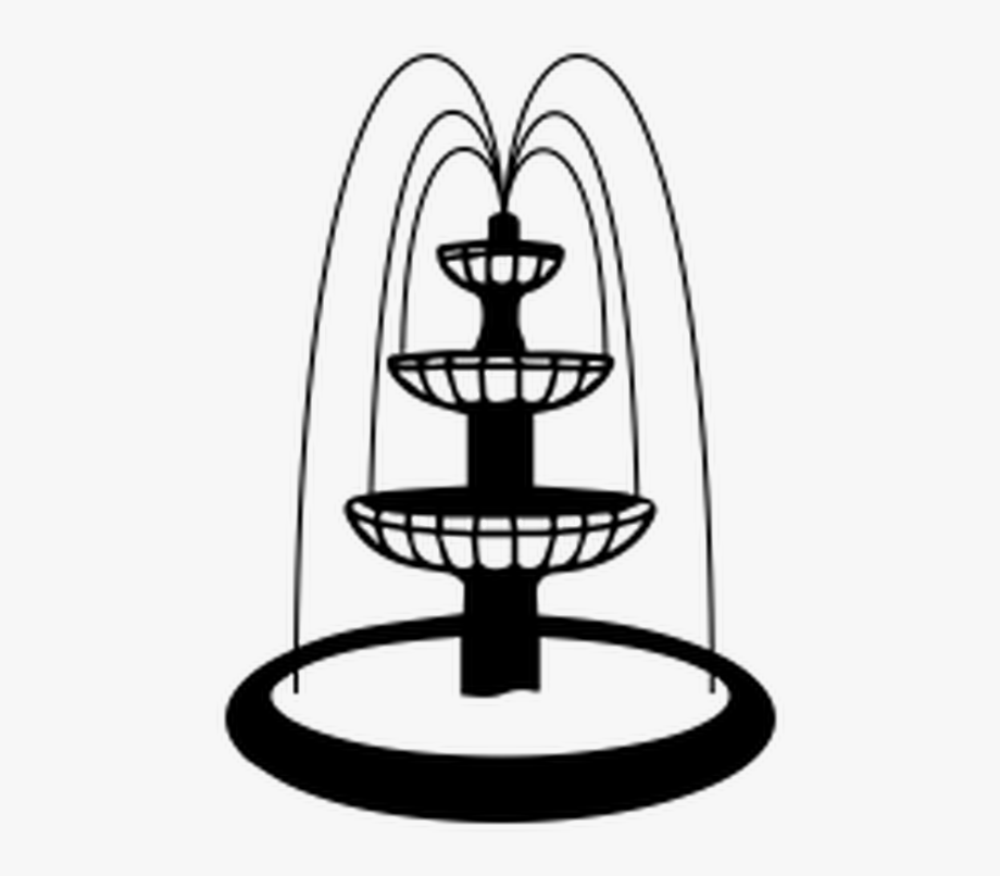 water fountain clipart simple