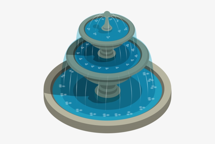 Round Water Fountain Png Clipart