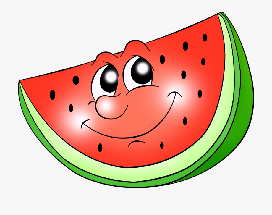 Clipart smile watermelon.