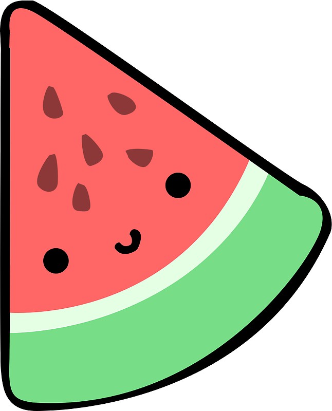 Cute watermelon clipart.
