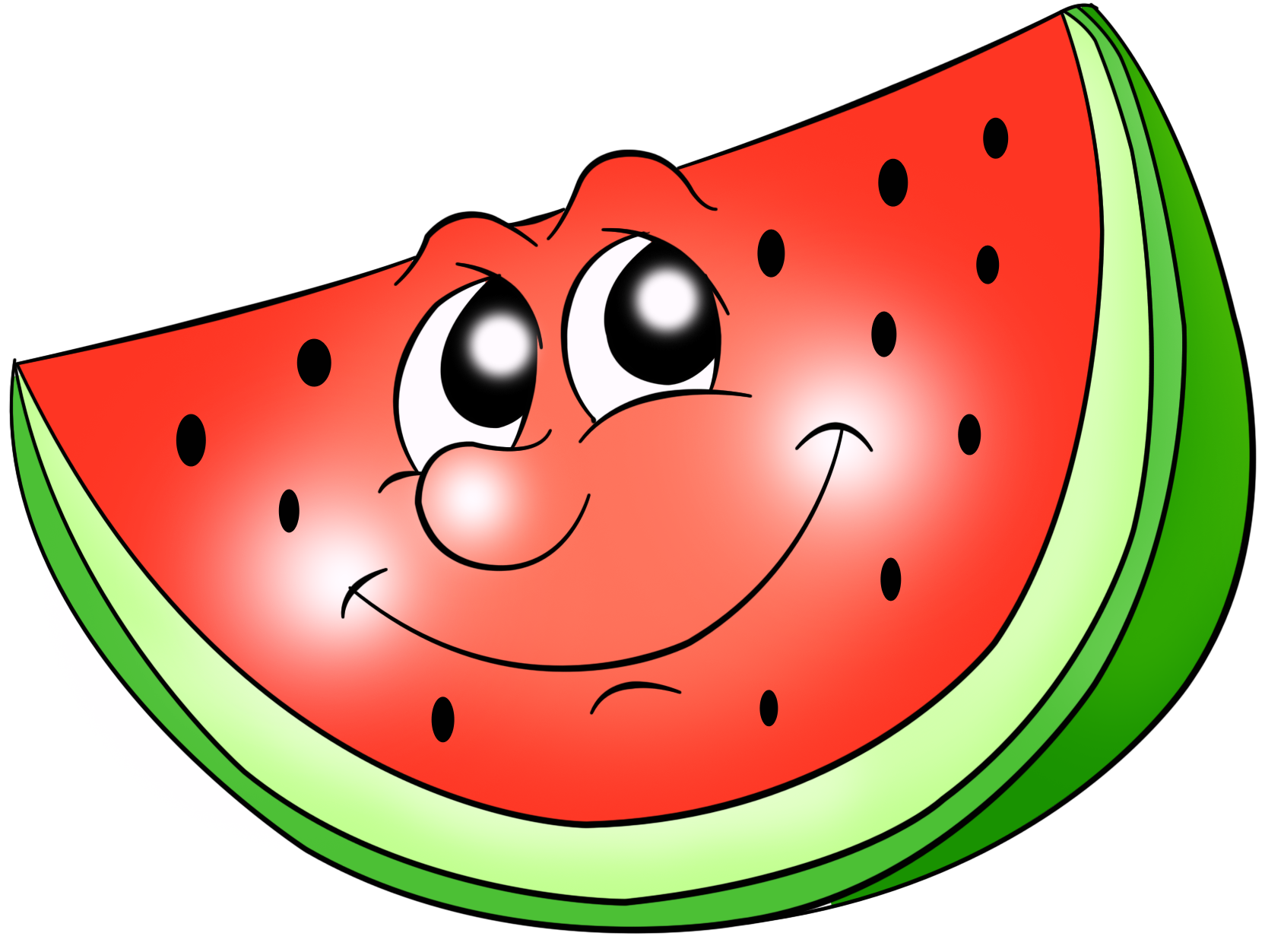 Face clipart watermelon, Face watermelon Transparent FREE
