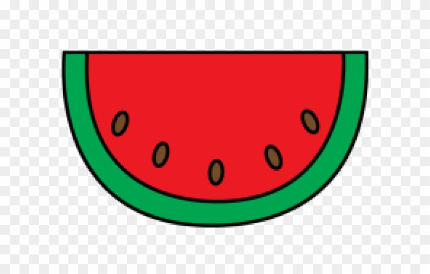 Drawn watermelon simple.