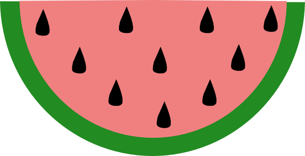 Water melon clipart.