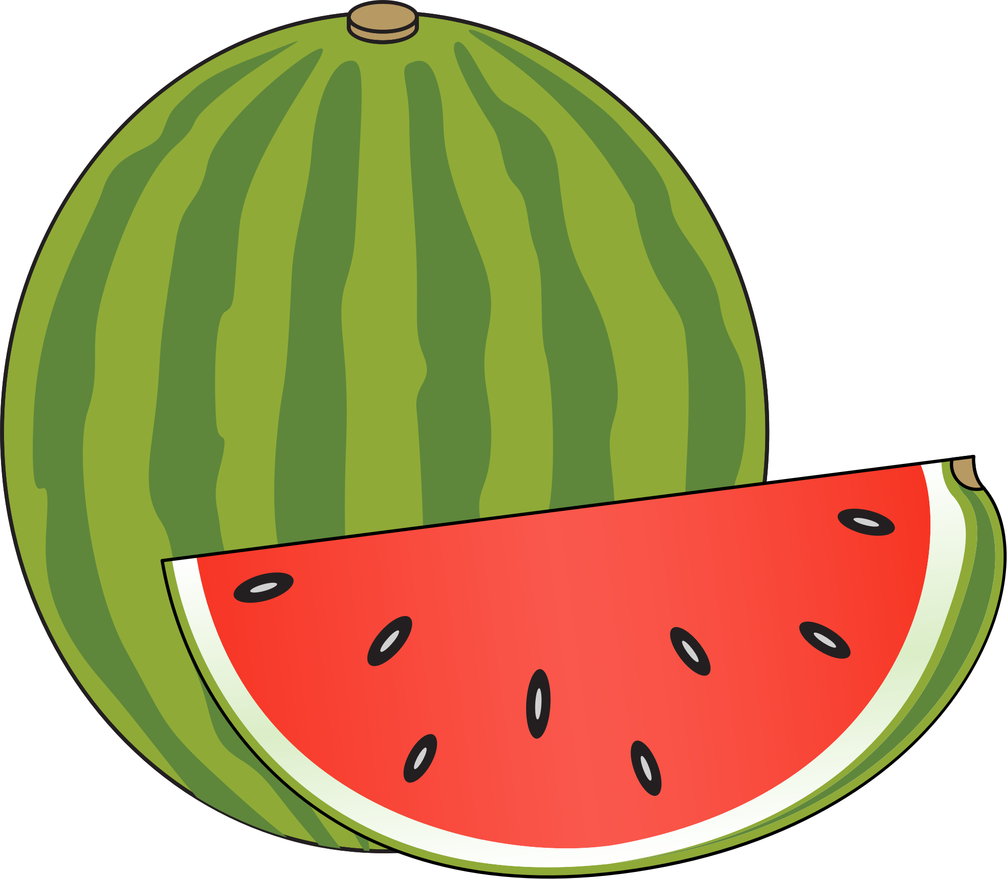 Watermelon clipart small.