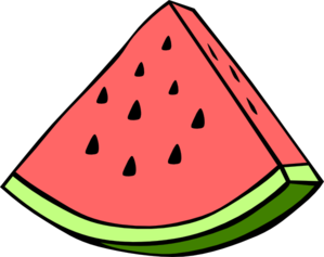 Pink Watermelon Clip Art at Clker