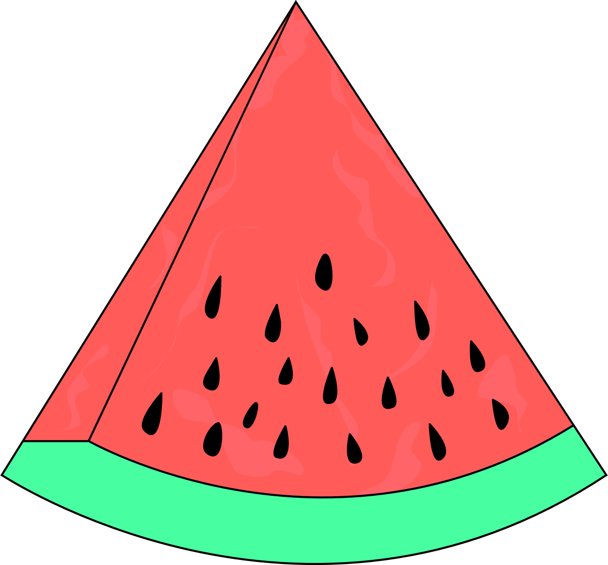 Collection watermelon slice.