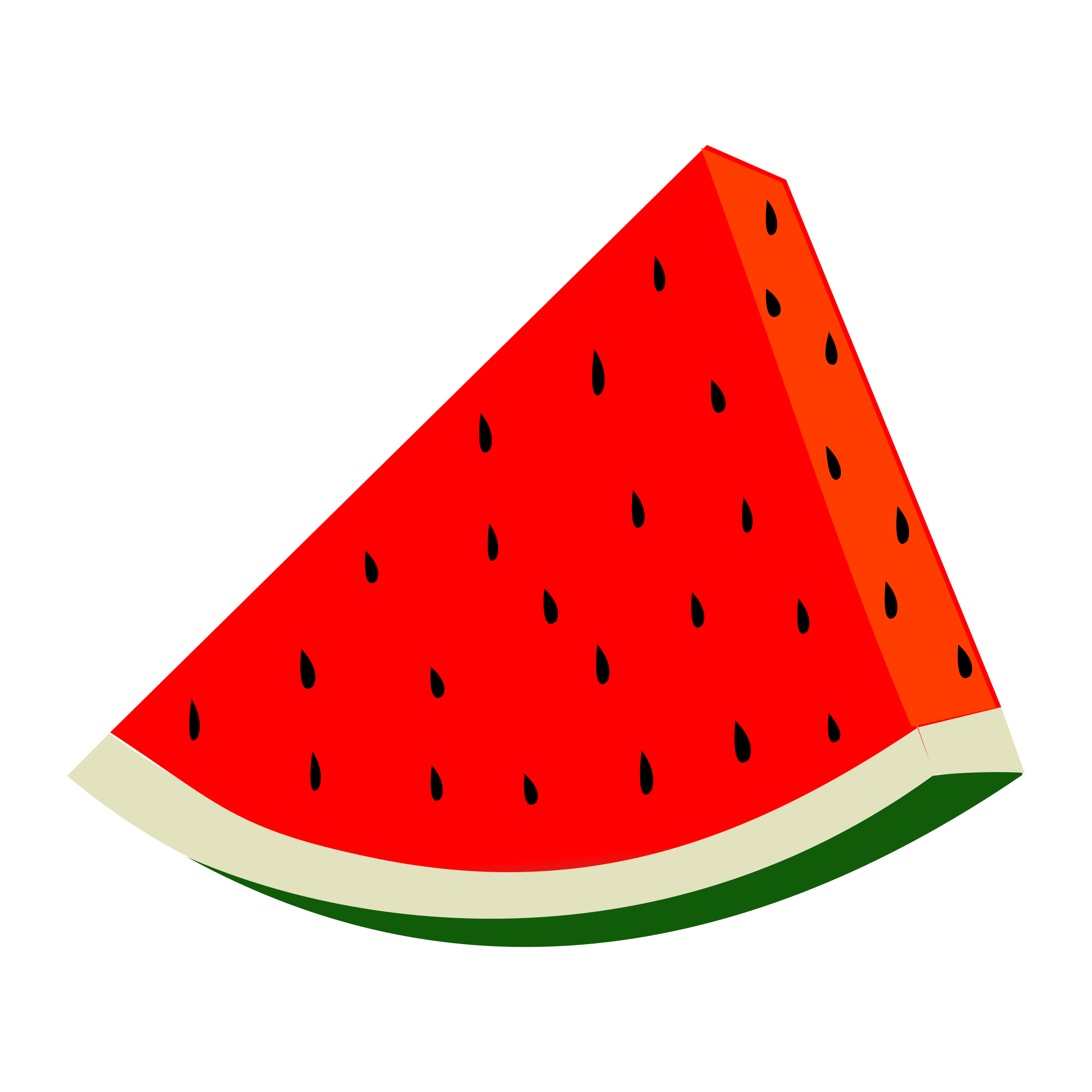 Watermelon vector clipart image