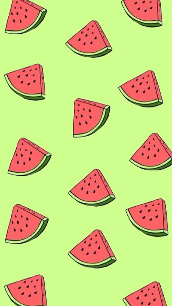 FreeToEdit watermelon wallpaper background red green