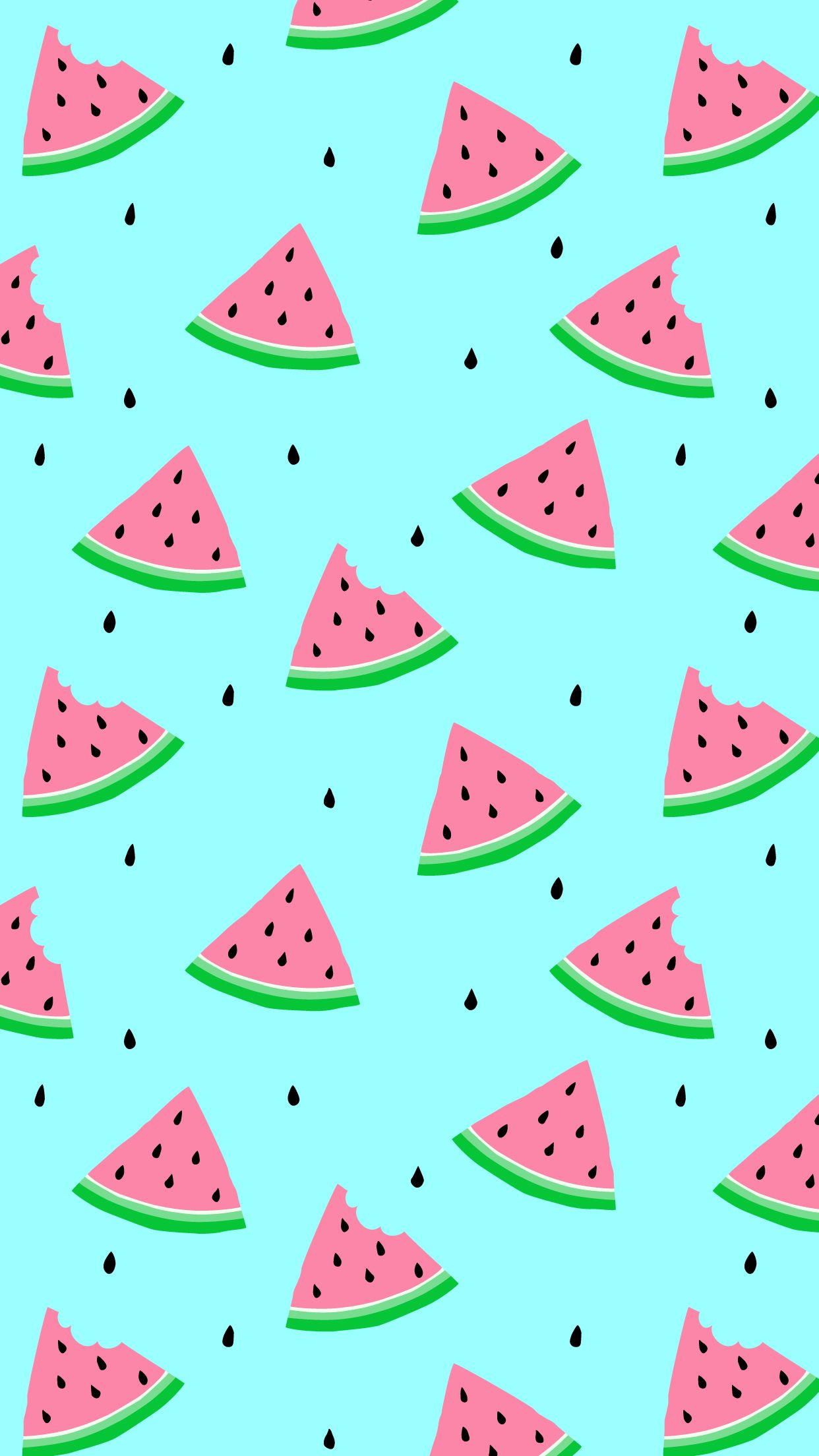 Cartoon watermelon wallpapers.