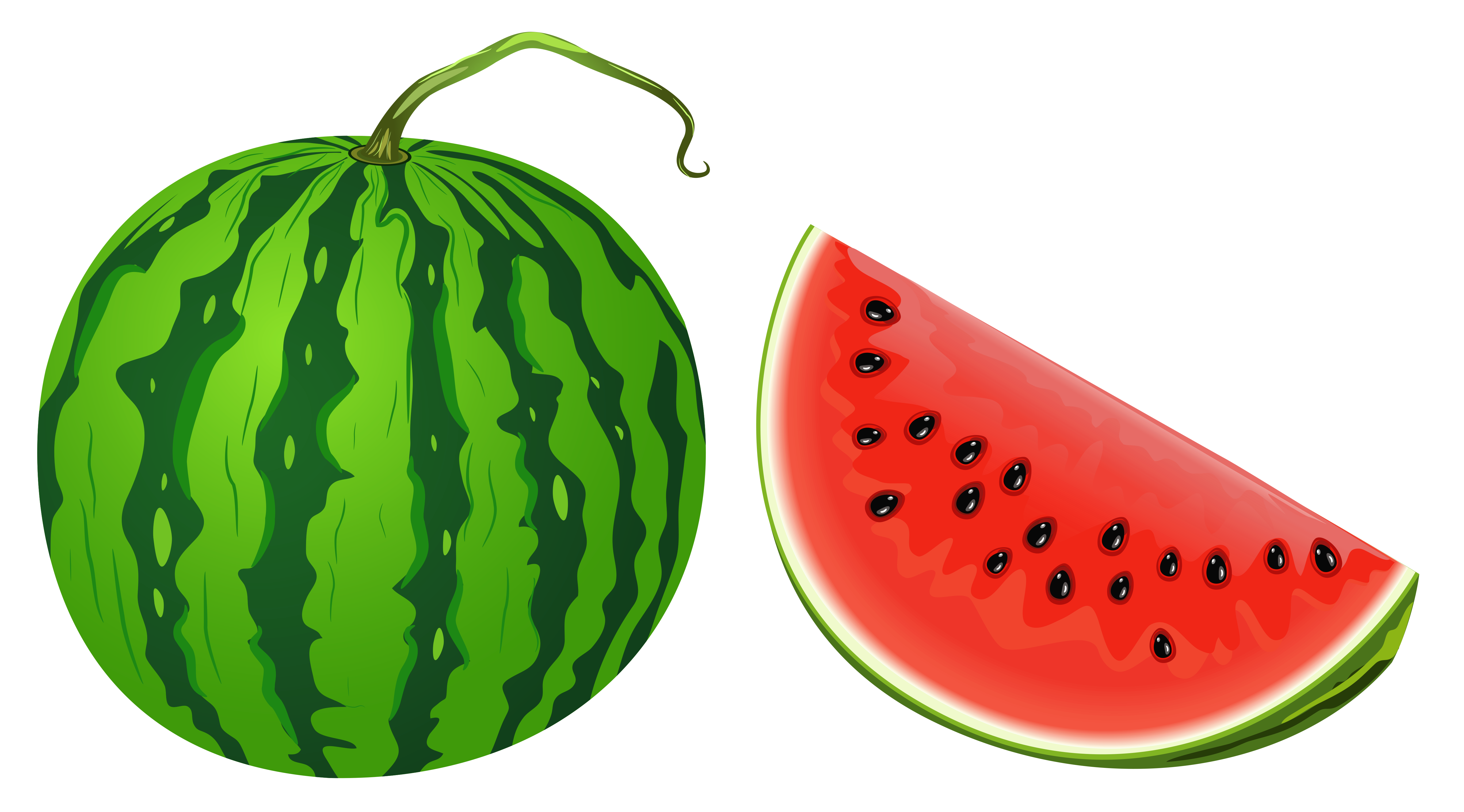 Whole Watermelon Clipart