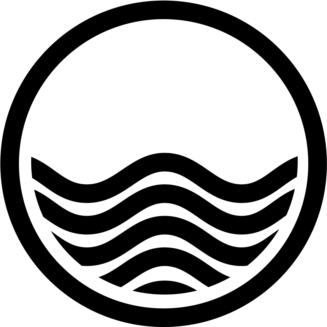 Clipart ocean circle.