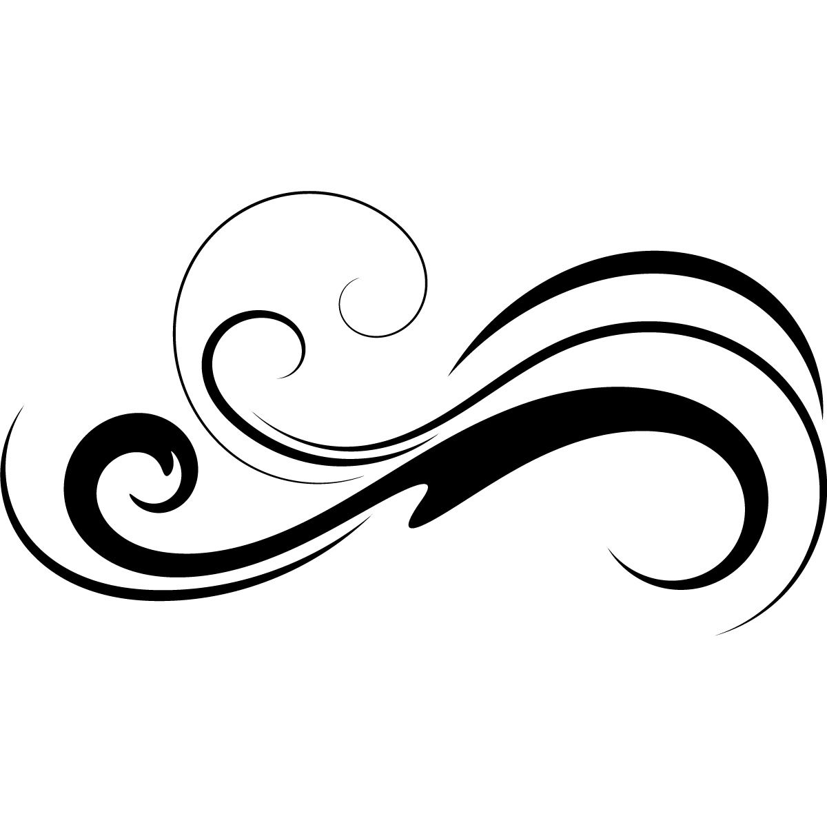 Line Drawing Of A Wave Free Cliparts That You Can Download