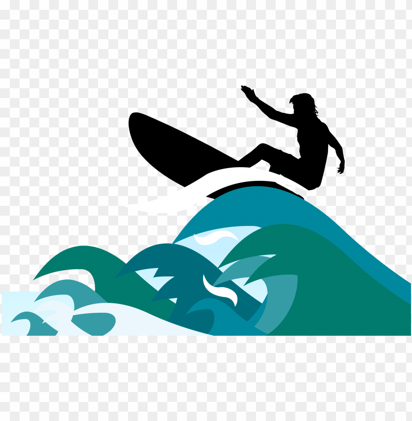 Wave Surf cliparts image pack with transparent images for