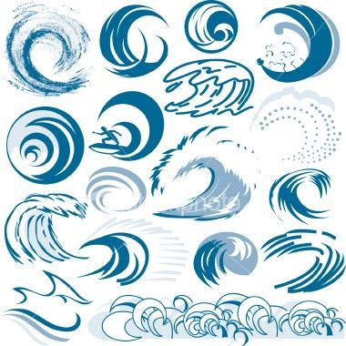 Collection,clip art,wave pattern,waving,wave,surfing,surf