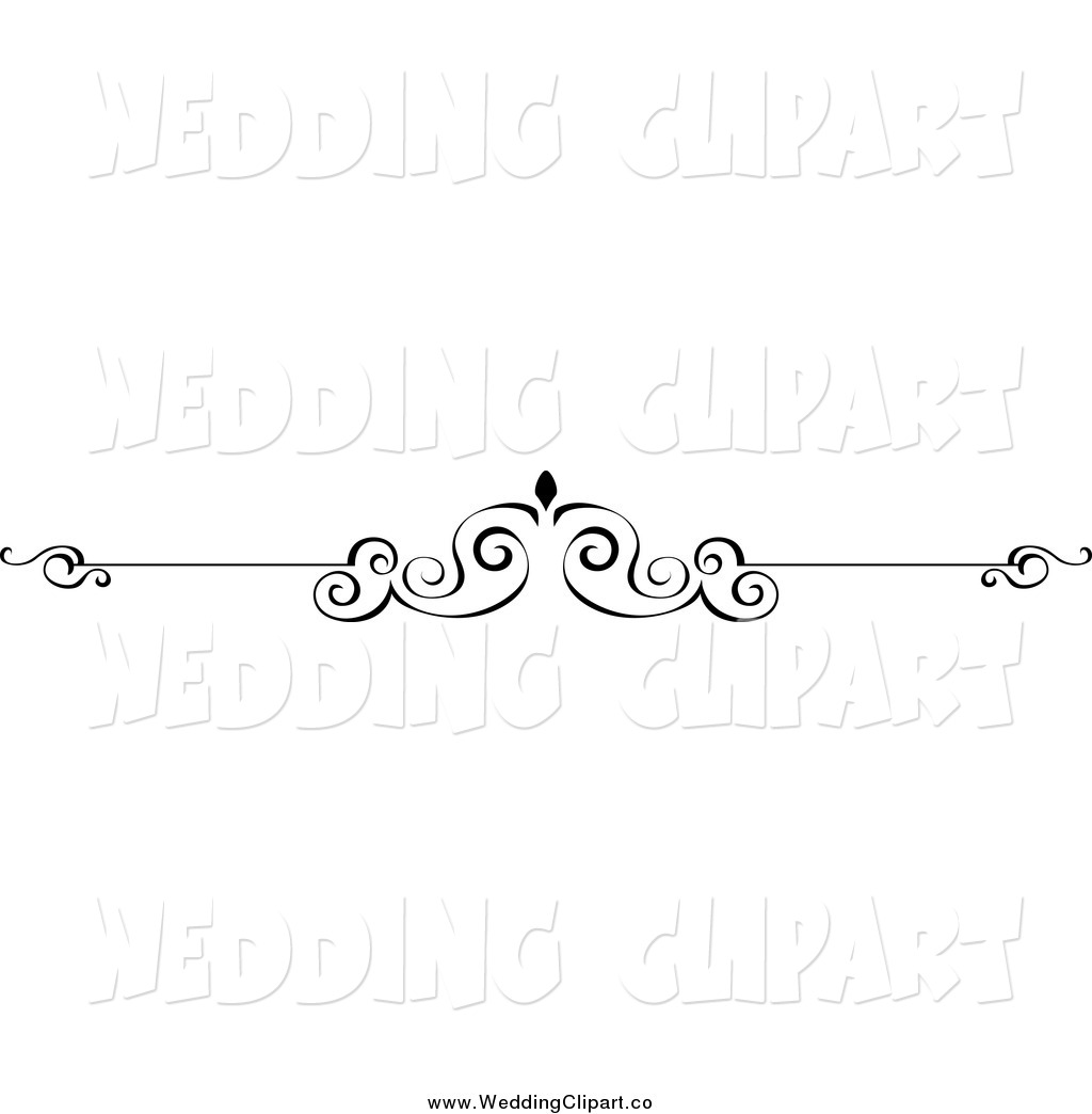 wedding border clipart black