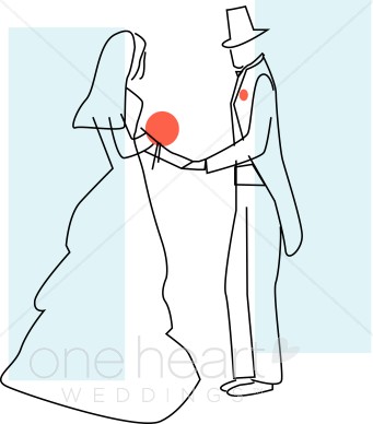 Modern Wedding Clipart