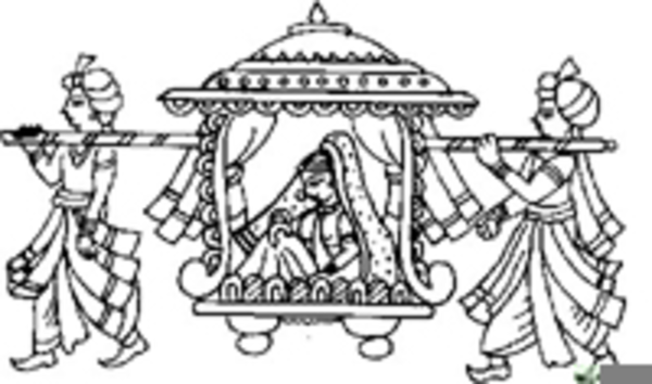 Hindu Wedding Ceremony Clipart