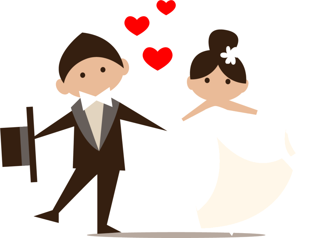 Wedding marriage clipart.